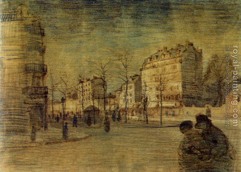 Vincent Van Gogh : Streeet Scene(Boulevard de Clichy)